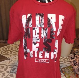 YISM "More Money Less Friends" Red T-Shirt